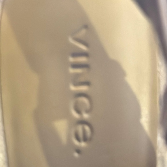 VINCE Roma SuedeLeather Wedge Sandal SZ 6 - Picture 5 of 8